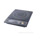 induction hob in  button control panel
